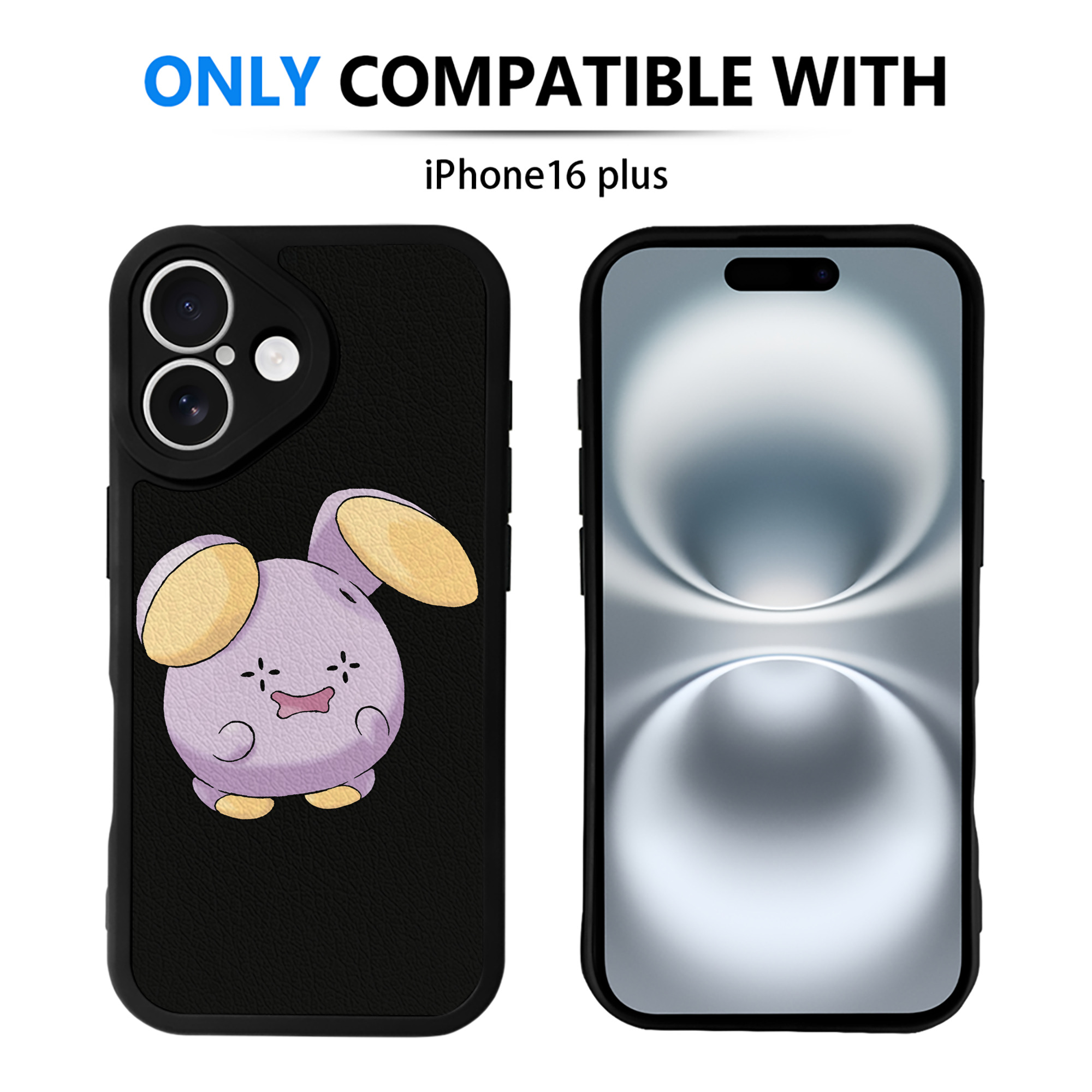 （画像用） ポケットモンスター Pokémon 【iPhone 16シリーズ対応】シリコンスマホケース（レザー調） 材質：シリコン